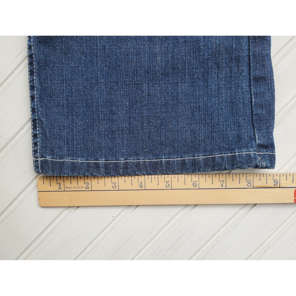 Talbots Floral Embroidered Straight Leg Jeans Size 8 Medium Wash Denim Womens - Picture 10 of 10
